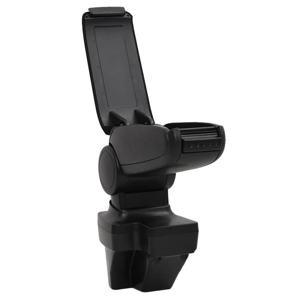 vidaXL Auto-Armlehne Schwarz 15x35x(33-49,5) cm ABS