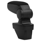 vidaXL Auto-Armlehne Schwarz 15x35x(33-49,5) cm ABS