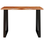 vidaXL Esstisch Baumkante 110x70x75 cm Massivholz Akazie