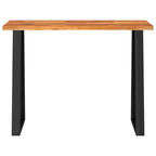vidaXL Konsolentisch Baumkante 110x35x80 cm Massivholz Akazie