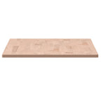 vidaXL Tischplatte 80x40x1,5 cm Rechteckig Massivholz Buche