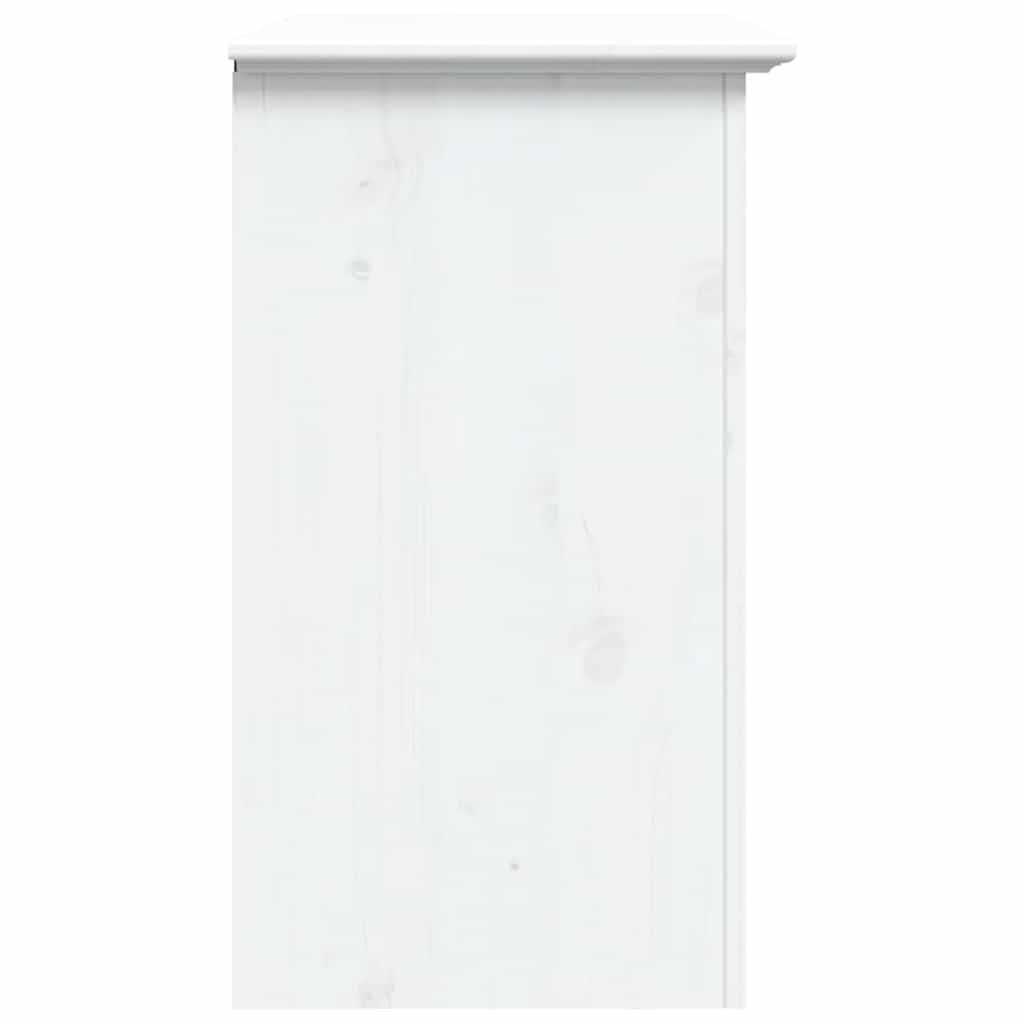 vidaXL Nachttisch BODO Weiß 53x38,5x67 cm Massivholz Kiefer