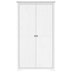 vidaXL Kleiderschrank BODO Weiß 99x53,5x173 cm Massivholz Kiefer