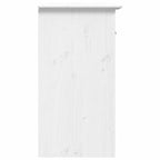 vidaXL Sideboard BODO Weiß 115,5x44x80 cm Massivholz Kiefer