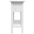 vidaXL Konsolentisch BODO Weiß 91x35x74 cm Massivholz Kiefer