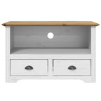 vidaXL TV-Schrank mit 2 Schubladen BODO 91,5x44,5x56 cm Kiefernholz