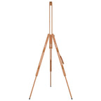 vidaXL Staffelei 100x104x172 cm Massivholz Buche
