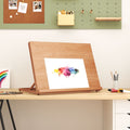 vidaXL Tischstaffelei 65x48x7 cm Massivholz Buche