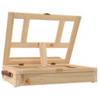 vidaXL Tischstaffelei mit Schublade 33,5x25,5x7 cm Massivholz Kiefer