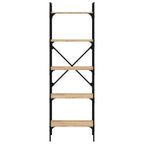 vidaXL Bücherregal 5 Fächer Sonoma-Eiche 56x31,5x174 cm Holzwerkstoff