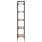 vidaXL Bücherregal 5 Fächer Sonoma-Eiche 56x31,5x174 cm Holzwerkstoff
