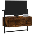 vidaXL TV-Wandschrank Räuchereiche 60,5x30x51 cm Holzwerkstoff