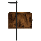 vidaXL TV-Wandschrank Räuchereiche 60,5x30x51 cm Holzwerkstoff