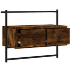 vidaXL TV-Wandschrank Räuchereiche 60,5x30x51 cm Holzwerkstoff
