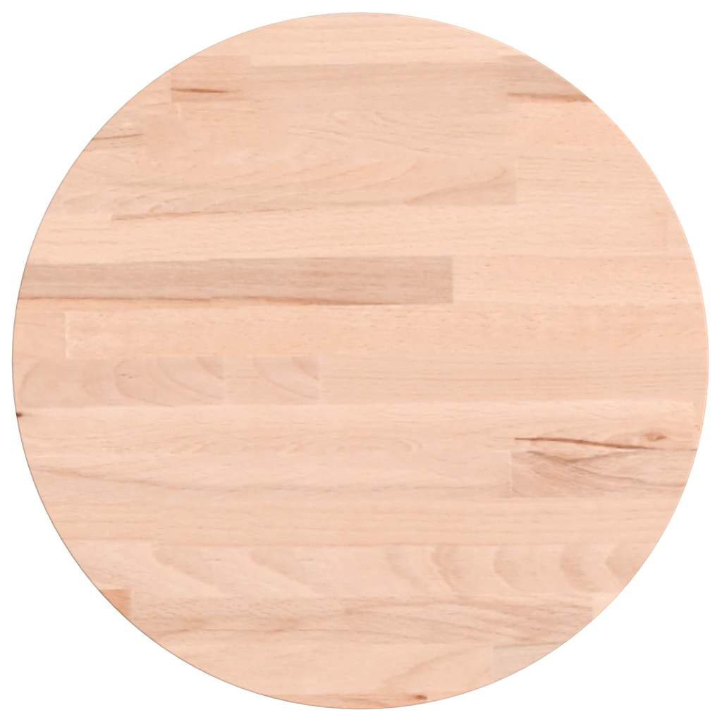 vidaXL Tischplatte Ø30x1,5 cm Rund Massivholz Buche