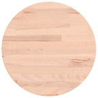 vidaXL Tischplatte Ø30x1,5 cm Rund Massivholz Buche