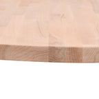 vidaXL Tischplatte Ø30x1,5 cm Rund Massivholz Buche