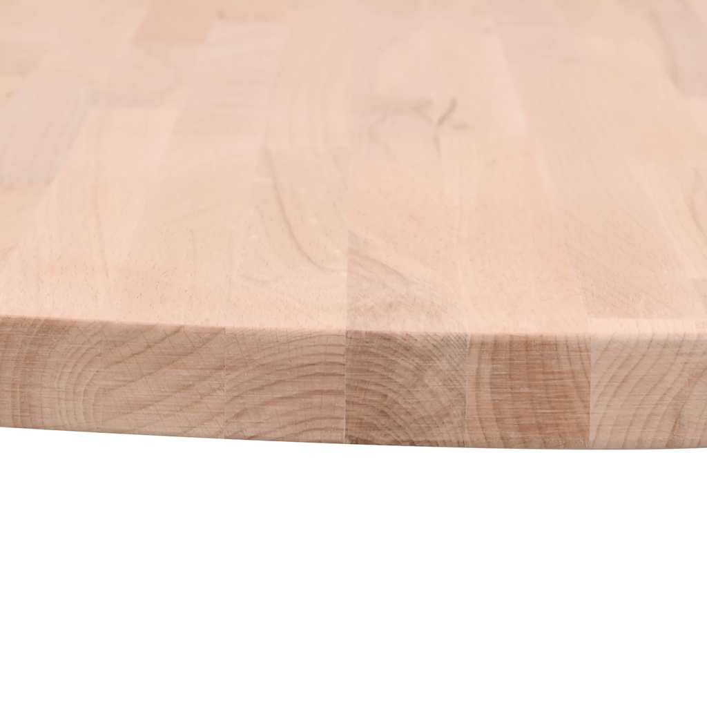 vidaXL Tischplatte Ø30x1,5 cm Rund Massivholz Buche