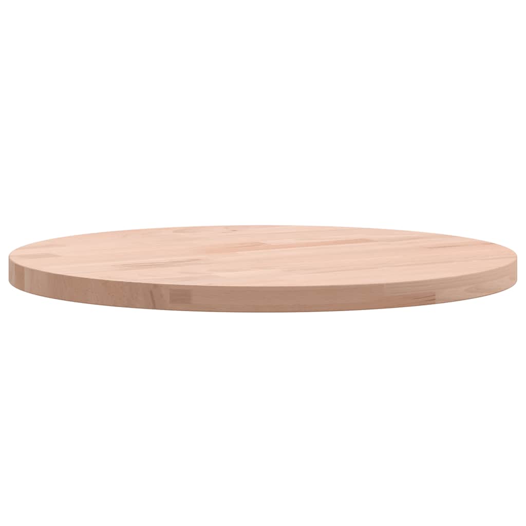 vidaXL Tischplatte Ø30x1,5 cm Rund Massivholz Buche