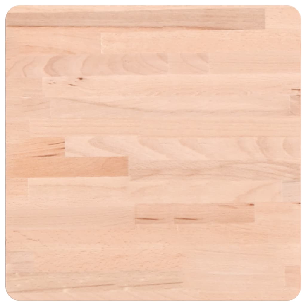 vidaXL Tischplatte 40x40x1,5 cm Quadratisch Massivholz Buche
