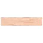 vidaXL Wandregal 100x20x4 cm Massivholz Buche