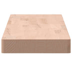 vidaXL Wandregal 100x20x4 cm Massivholz Buche