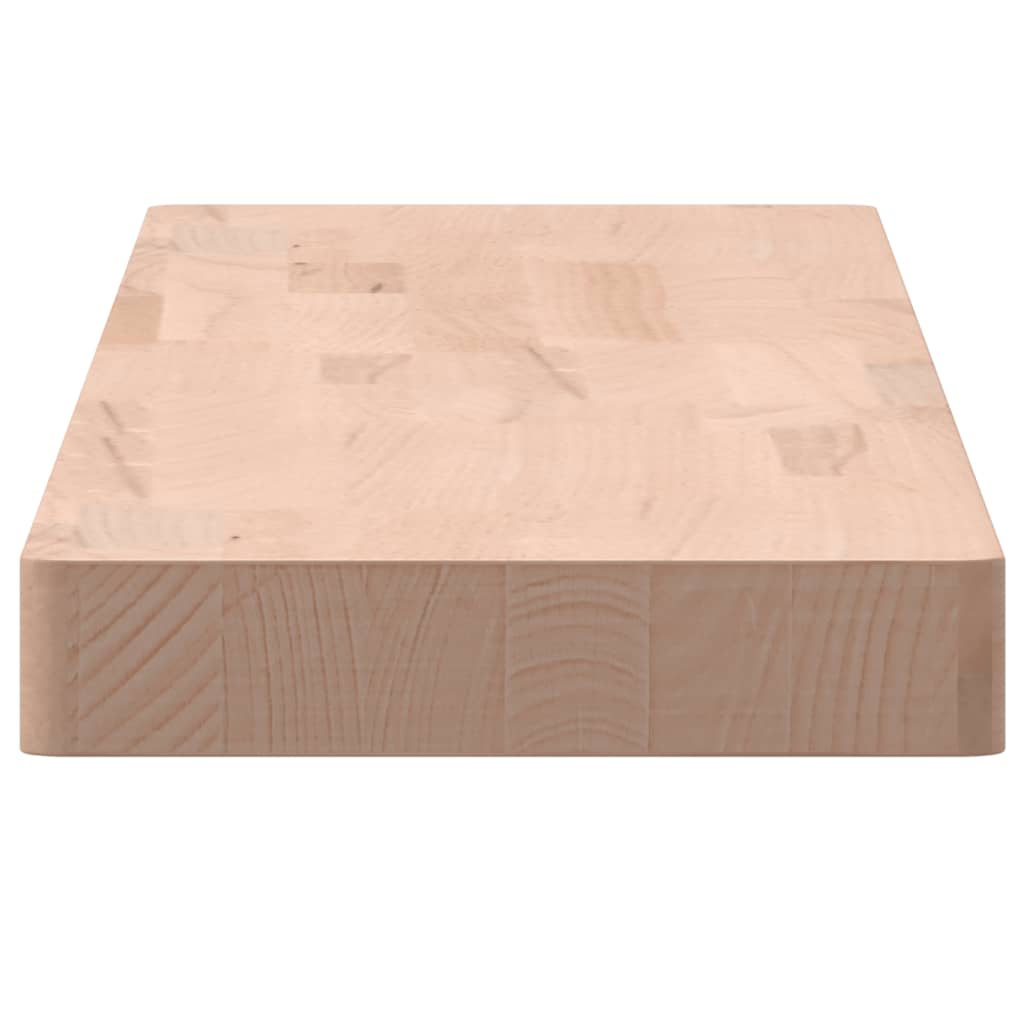 vidaXL Wandregal 100x20x4 cm Massivholz Buche