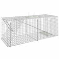 vidaXL Tierfalle 64,5 x 25 x 26,5 cm Verzinktes Eisen