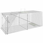 vidaXL Tierfalle 64,5 x 25 x 26,5 cm Verzinktes Eisen
