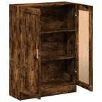 vidaXL Bücherschrank Räuchereiche 82,5x30,5x115 cm Holzwerkstoff