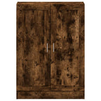 vidaXL Bücherschrank Räuchereiche 82,5x30,5x115 cm Holzwerkstoff