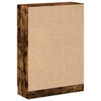 vidaXL Bücherschrank Räuchereiche 82,5x30,5x115 cm Holzwerkstoff