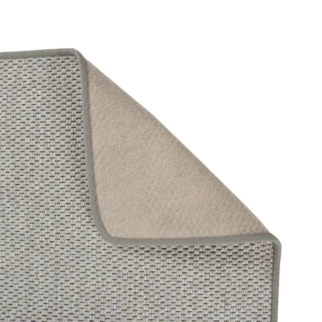 vidaXL Teppichläufer Sisal-Optik Platina 50x100 cm