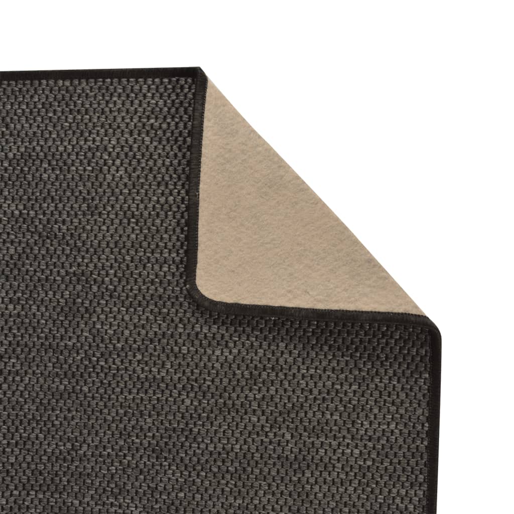 vidaXL Teppichläufer Sisal-Optik Anthrazit 50x100 cm