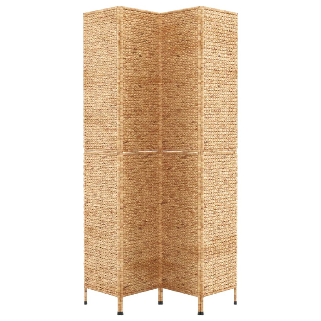 vidaXL Paravent 4-tlg. 163x180 cm Wasserhyazinthe
