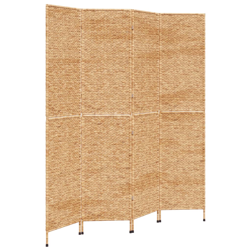 vidaXL Paravent 4-tlg. 163x180 cm Wasserhyazinthe