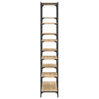 vidaXL Bücherregal Sonoma Eiche 100x32x170 cm Holzwerkstoff und Eisen