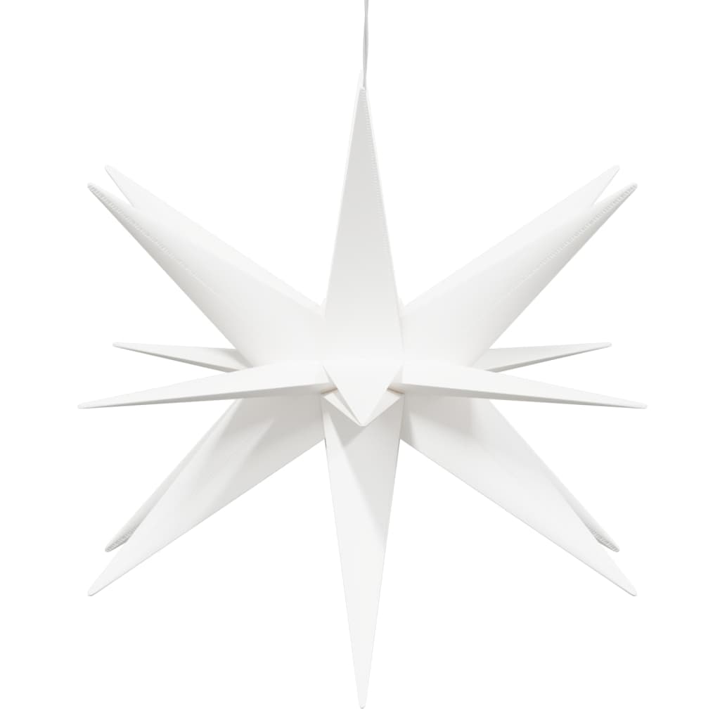 vidaXL LED-Weihnachtssterne 3 Stk. Faltbar Weiß 43 cm