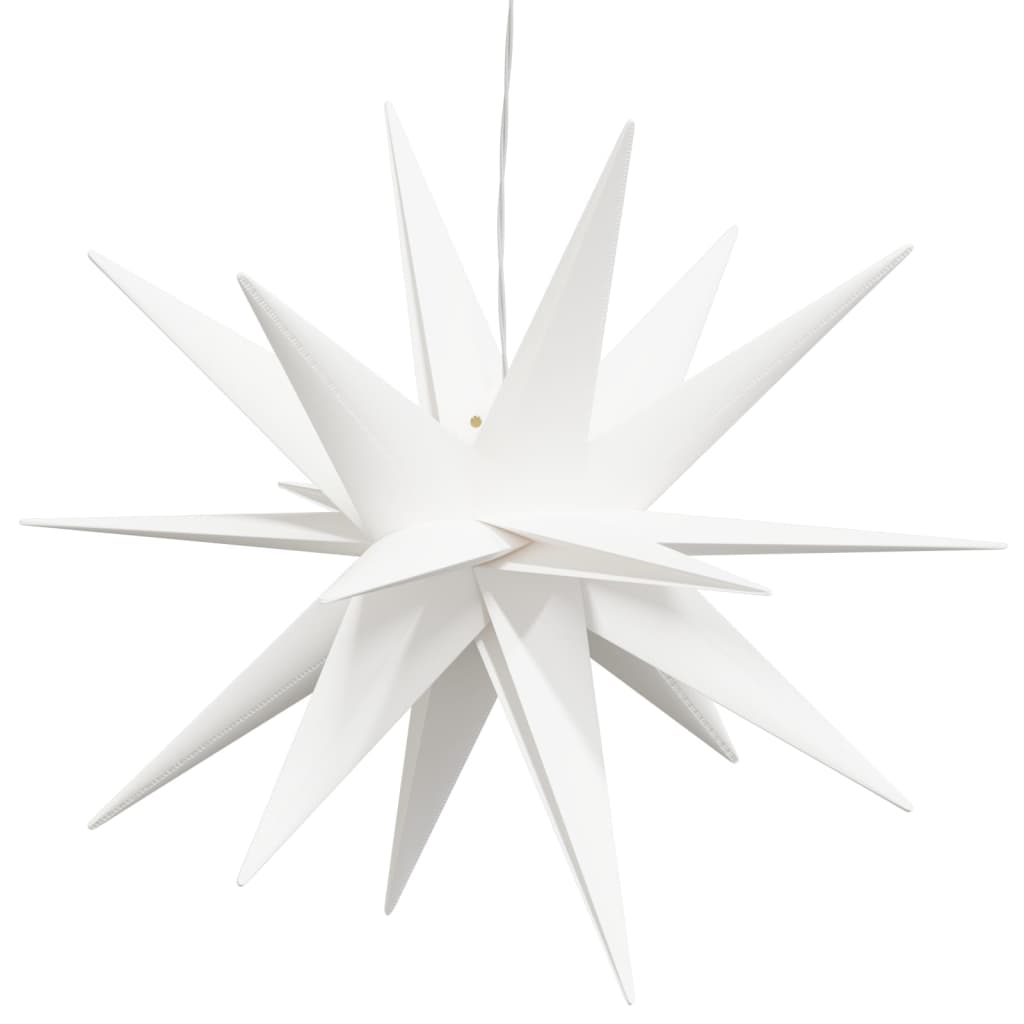 vidaXL LED-Weihnachtssterne 3 Stk. Faltbar Weiß 43 cm