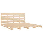 vidaXL Massivholzbett ohne Matratze 140x190 cm Kiefernholz