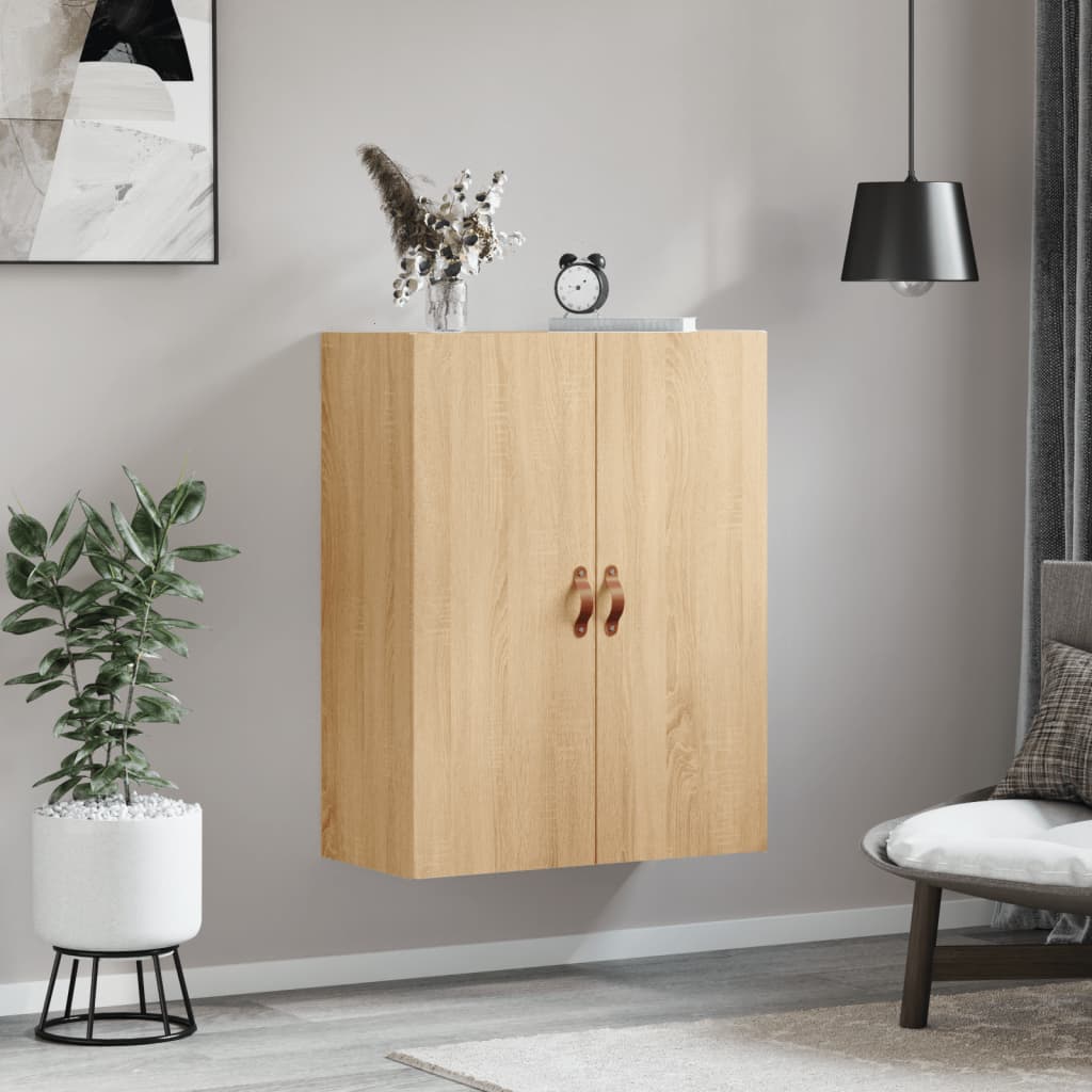vidaXL Wandschrank Sonoma-Eiche 69,5x34x90 cm