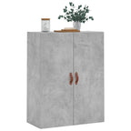 vidaXL Wandschrank Betongrau 69,5x34x90 cm