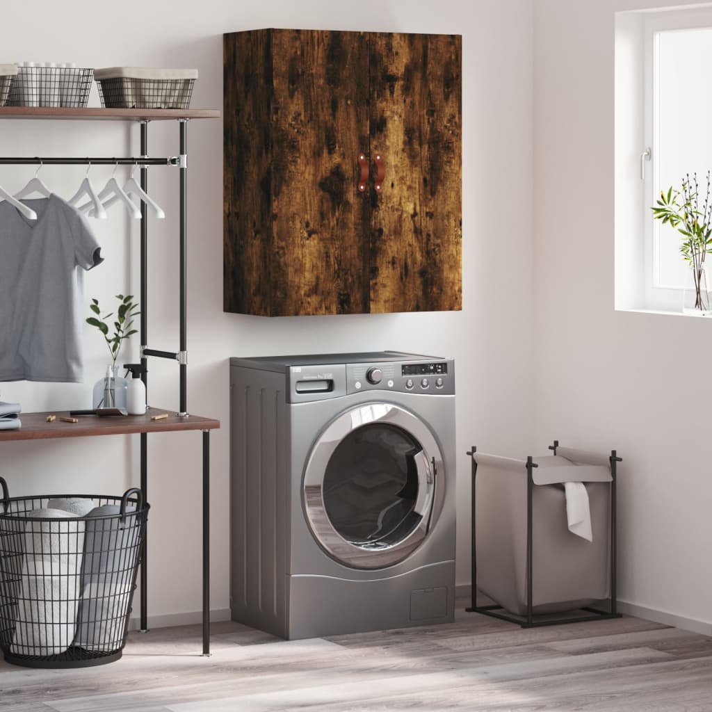 vidaXL Wandschrank Räuchereiche 69,5x34x90 cm