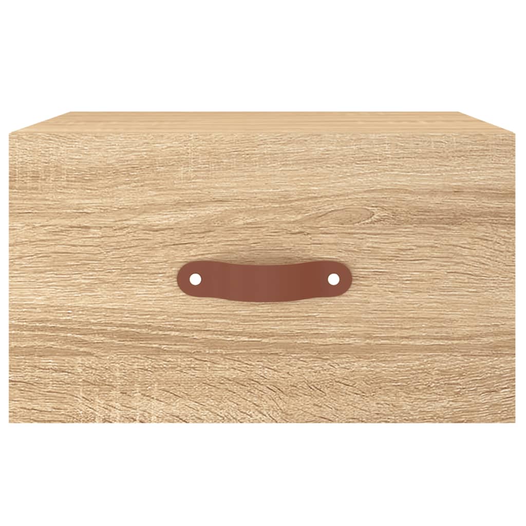 vidaXL Wand-Nachttisch Sonoma-Eiche 35x35x20 cm