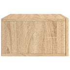 vidaXL Wand-Nachttisch Sonoma-Eiche 35x35x20 cm