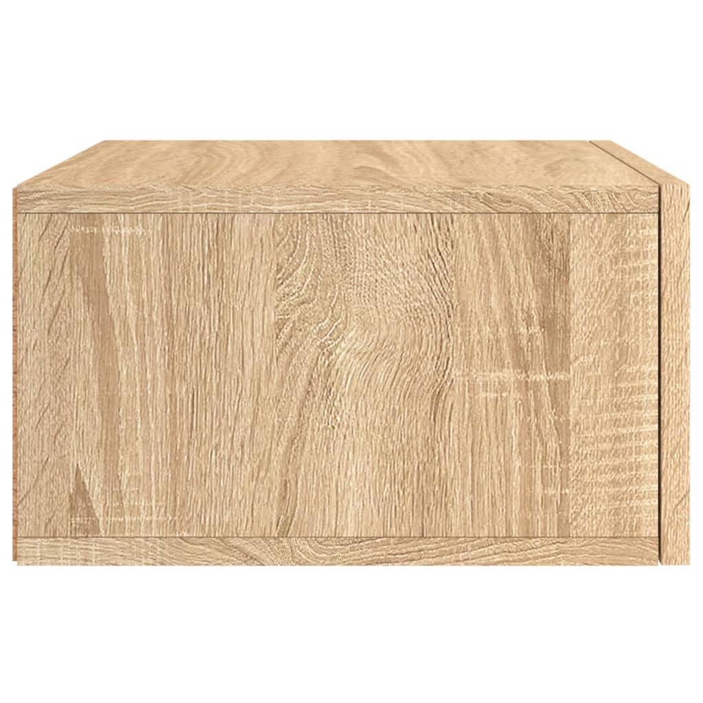 vidaXL Wand-Nachttisch Sonoma-Eiche 35x35x20 cm