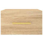 vidaXL Wand-Nachttische 2 Stk. Sonoma-Eiche 35x35x20 cm