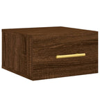 vidaXL Wand-Nachttisch Braun Eichen-Optik 35x35x20 cm