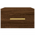 vidaXL Wand-Nachttisch Braun Eichen-Optik 35x35x20 cm