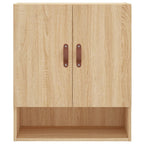 vidaXL Wandschrank Sonoma-Eiche 60x31x70 cm Holzwerkstoff